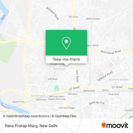 Rana Pratap Marg map