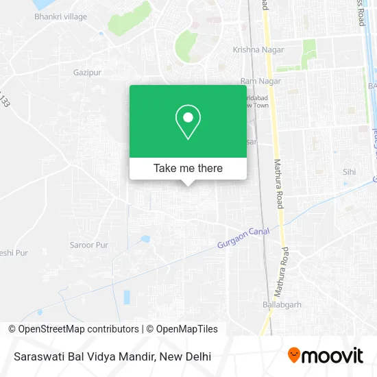 Saraswati Bal Vidya Mandir map