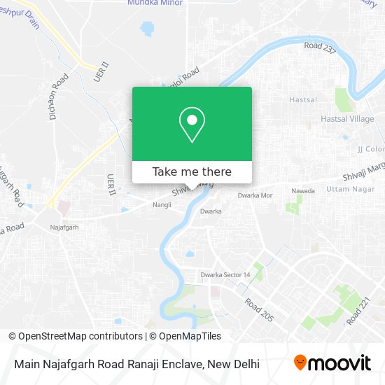 Main Najafgarh Road Ranaji Enclave map