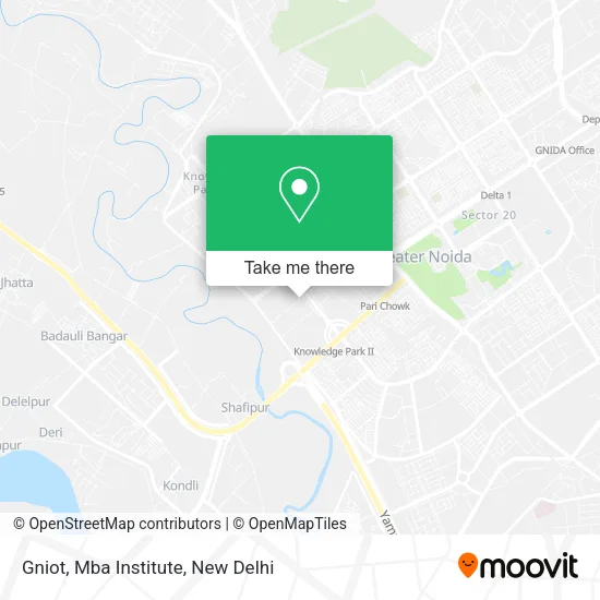 Gniot, Mba Institute map