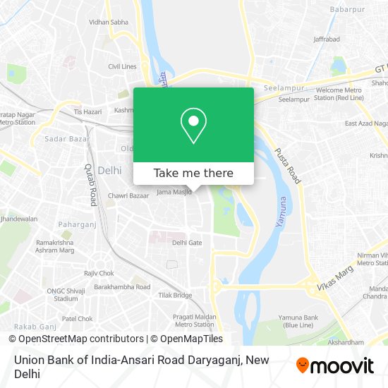 Union Bank of India-Ansari Road Daryaganj map