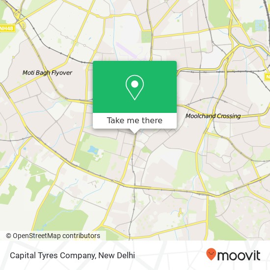 Capital Tyres Company map