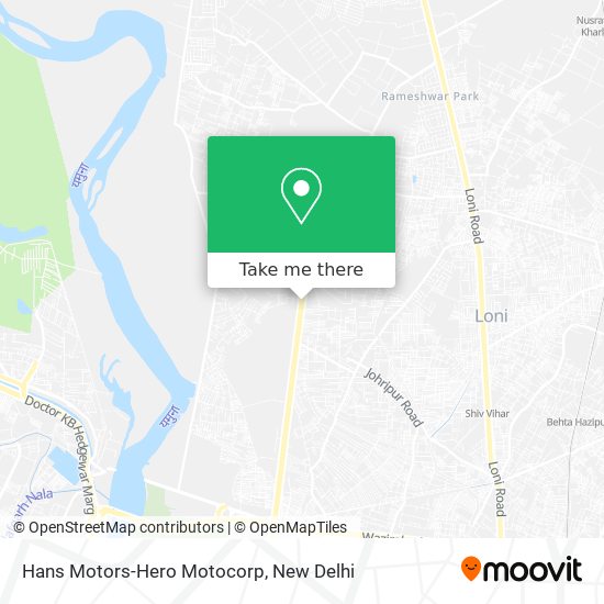 Hans Motors-Hero Motocorp map