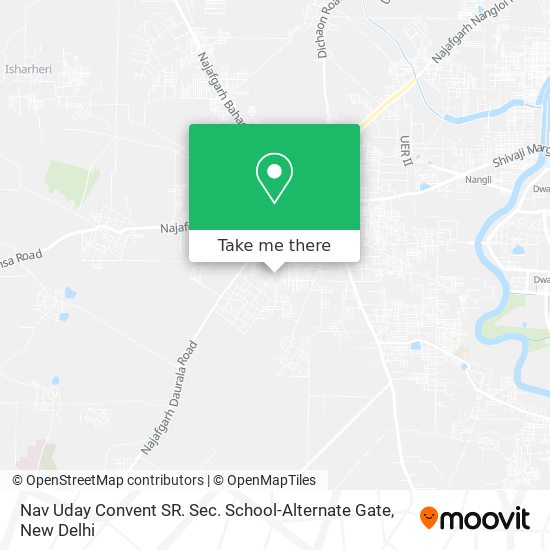 Nav Uday Convent SR. Sec. School-Alternate Gate map