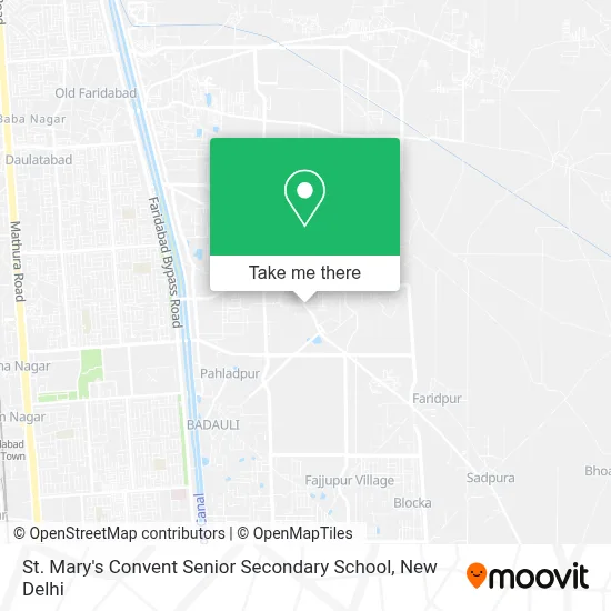 ST. Marys Convent SR. Sec. School map