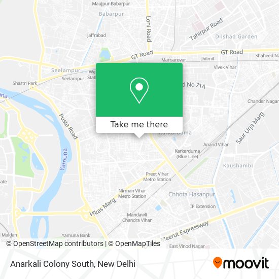 Anarkali Colony South map