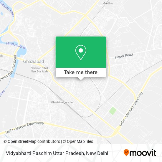 Vidyabharti Paschim Uttar Pradesh map