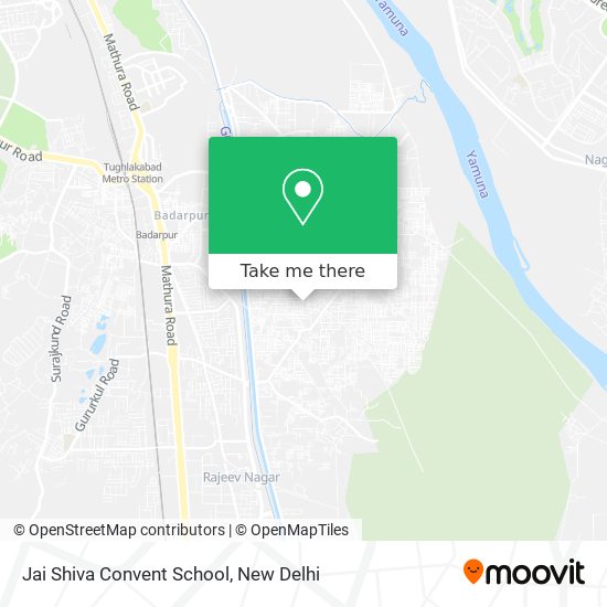 Jai Shiva Convent School map