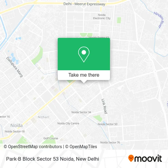 Park-B Block Sector 53 Noida map