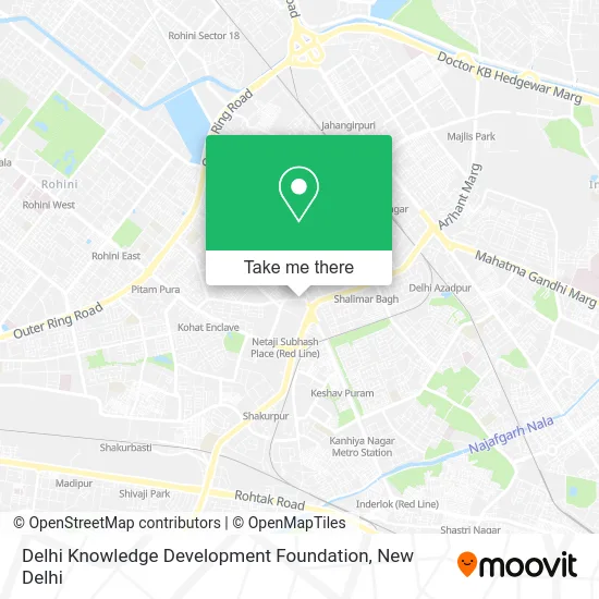 Delhi Knowledge Development Foundation map