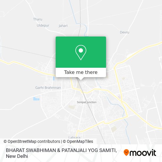 BHARAT SWABHIMAN & PATANJALI YOG SAMITI map