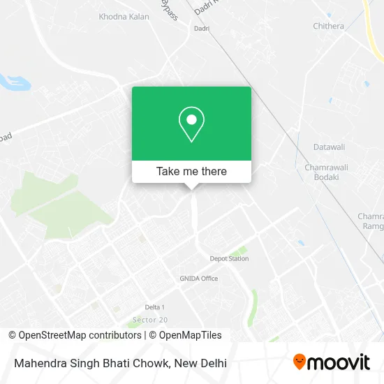 Mahendra Singh Bhati Chowk map