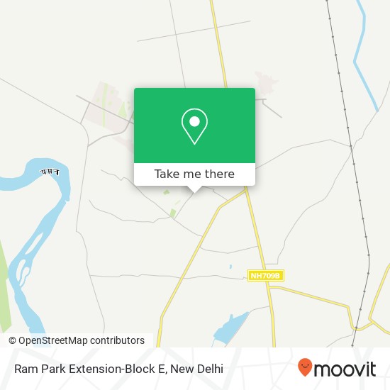 Ram Park Extension-Block E map