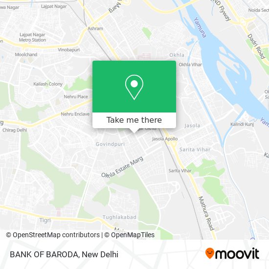 BANK OF BARODA map