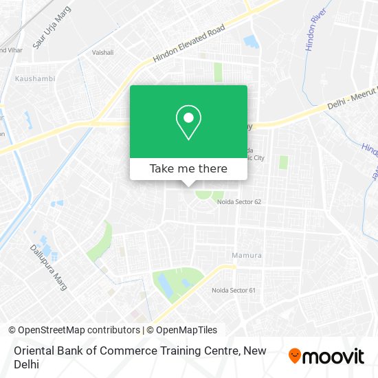 Oriental Bank of Commerce Training Centre map
