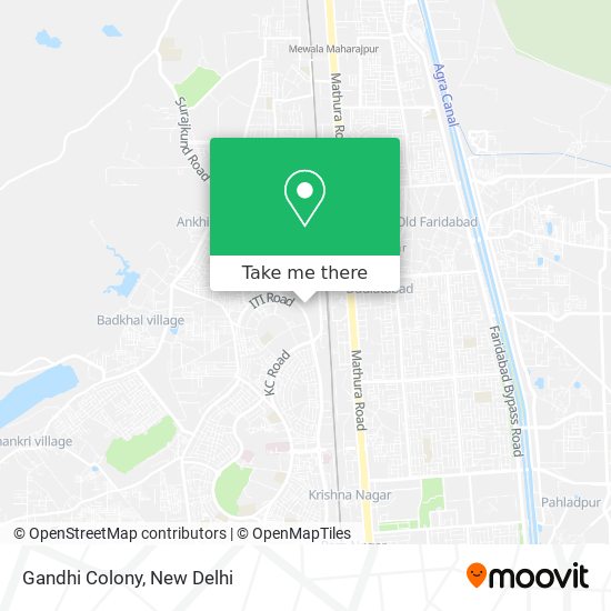 Gandhi Colony map