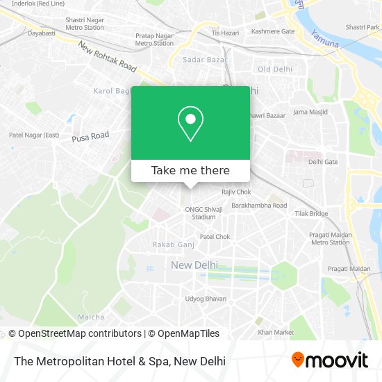 The Metropolitan Hotel & Spa map