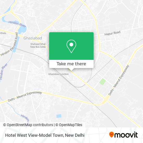 Hotel West View-Model Town map