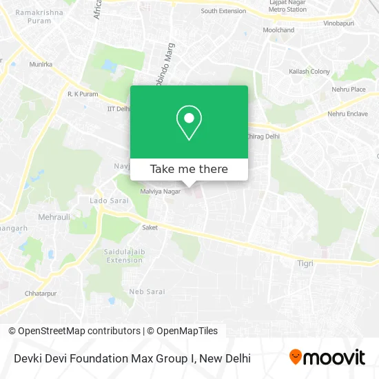 Devki Devi Foundation Max Group I map