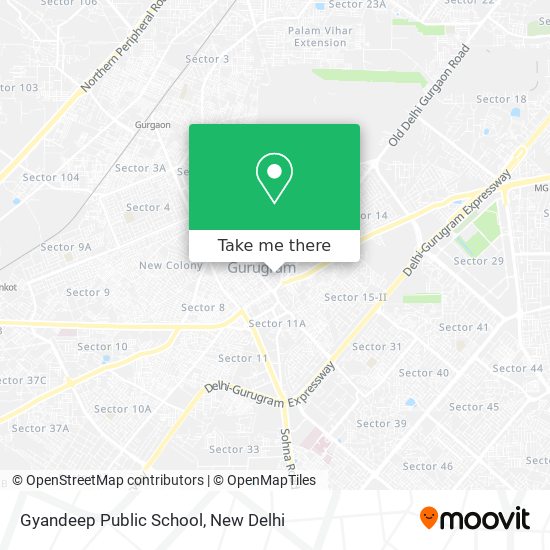 Gyandeep Public School map