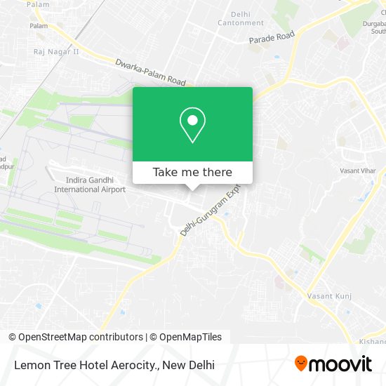 Lemon Tree Hotel Aerocity. map