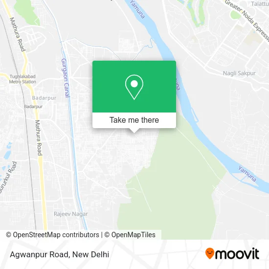Agwanpur Road map