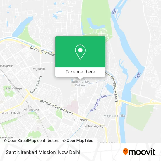 Sant Nirankari Mission map