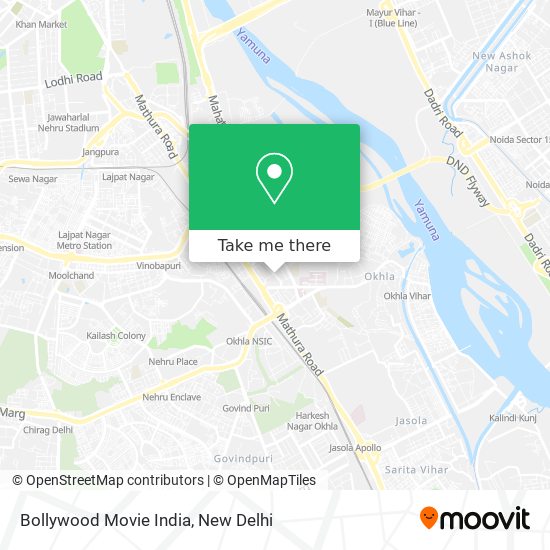Bollywood Movie India map