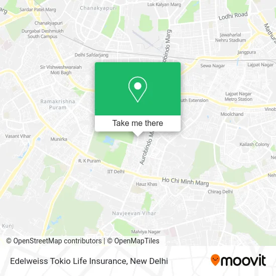 Edelweiss Tokio Life Insurance map