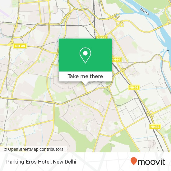 Parking-Eros Hotel map