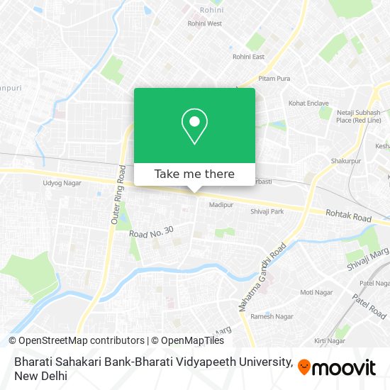 Bharati Sahakari Bank-Bharati Vidyapeeth University map