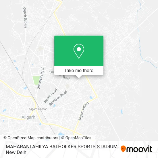 MAHARANI AHILYA BAI HOLKER SPORTS STADIUM map