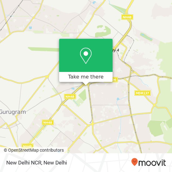 New Delhi NCR map