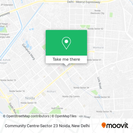 Community Centre-Sector 23 Noida map