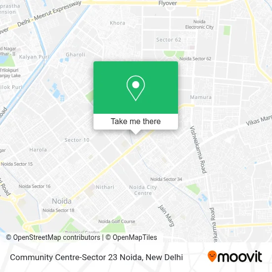 Community Centre-Sector 23 Noida map