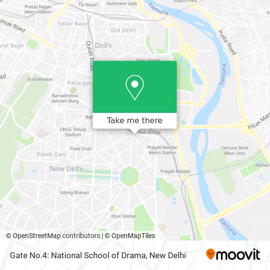 Gate No.4: National School of Drama map