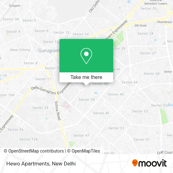 Hewo Apartments map