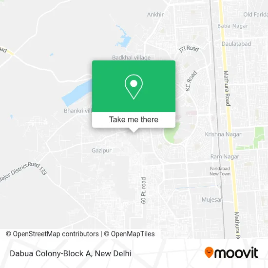 Dabua Colony-Block A map