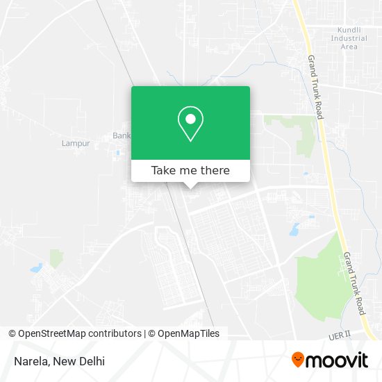 Narela map