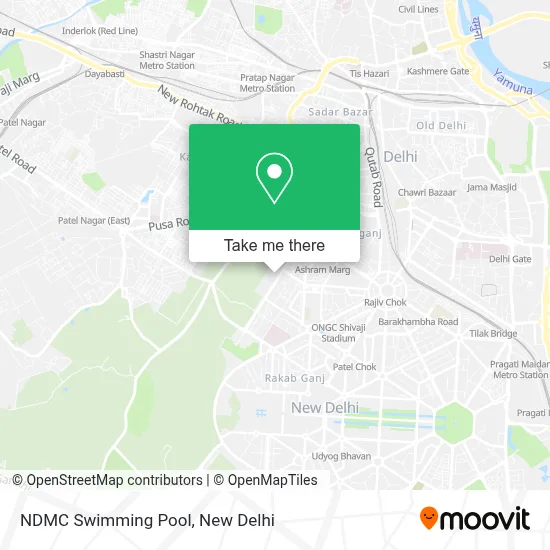 NDMC Swimming Pool map
