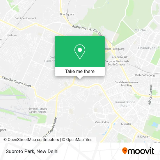 Subroto Park map