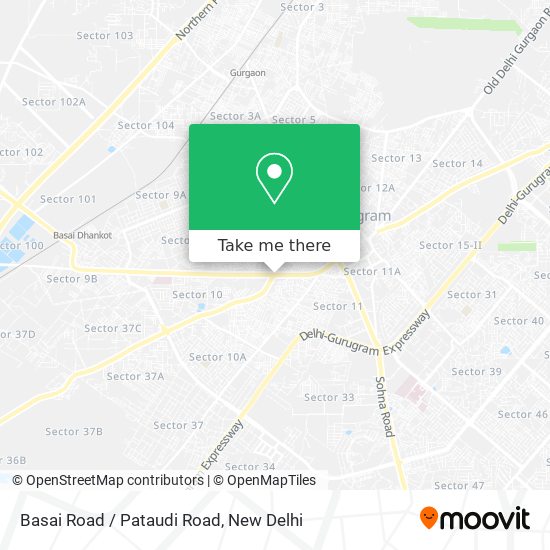 Basai Road / Pataudi Road map