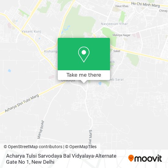Acharya Tulsi Sarvodaya Bal Vidyalaya-Alternate Gate No 1 map
