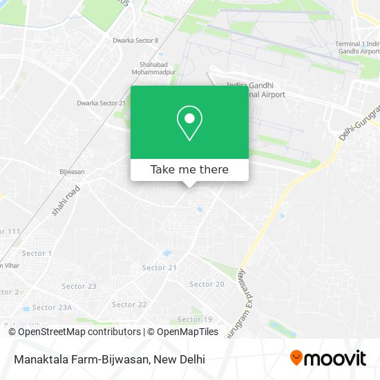 Manaktala Farm-Bijwasan map