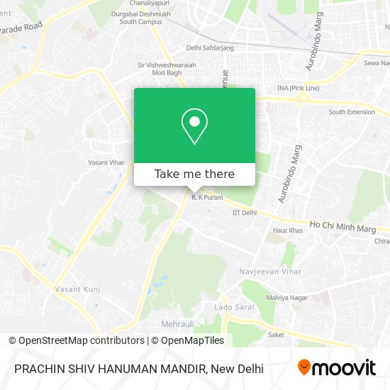 PRACHIN SHIV HANUMAN MANDIR map