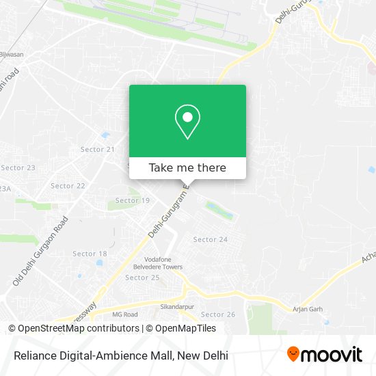 Reliance Digital-Ambience Mall map