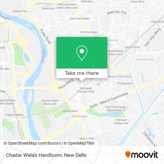Chadar Wala's Handloom map