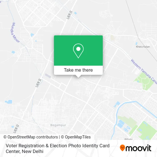 Voter Registration & Election Photo Identity Card Center map