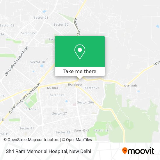 Shri Ram Memorial Hospital map