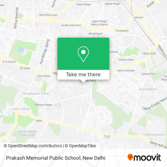 Prakash Memorial Public School map